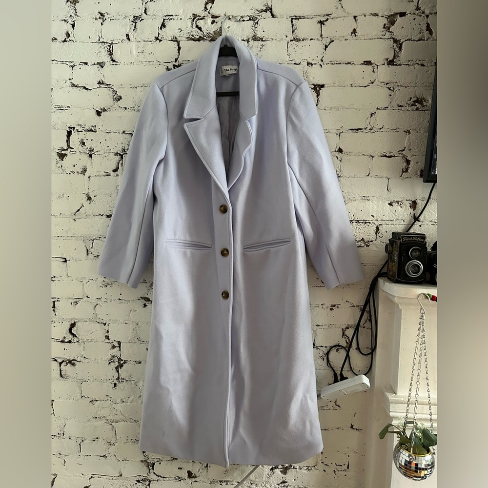 Amazon “The Drop” lavender overcoat